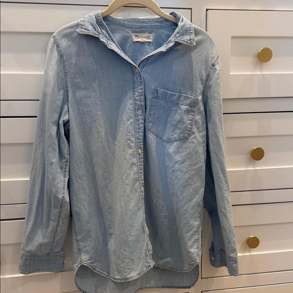 Madewell Light Blue Denim Shirt
